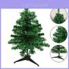 Niedlicher grüner Mini-Weihnachtsbaum mit stabilem PVC-Sockel für die Dekoration von Familienfeiern