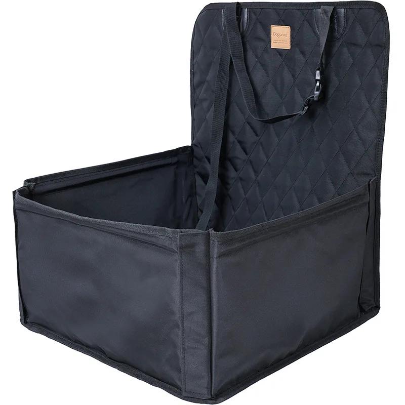 

Матрас для домашних животных в машину, автомобильное сиденье, устойчивый к пятнам коврик для домашних животных, складной, водонепроницаемый, подушка для собак в машину, сумка-переноска для домашних животных, аксессуары для собак 44 44 55CM чёрный