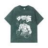 275 GSM Washed T-shirts 100% Cotton Hajime No Ippo V6 Mamoru Print Unisex Heavy Cotton T Shirt