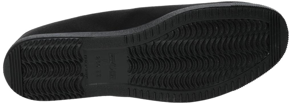 Moonstar Lifestyle PLAINBALLET Ballet Size 2E Women's Flats, Black, 24.5 cm,