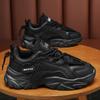 Spring men's shoes new breathable shoes men's trend versatile black sports shoes casual platform shoes
