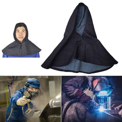 Neck Protection Denim Fabric Welding Hood Welding Protective Hats  Welder Protection