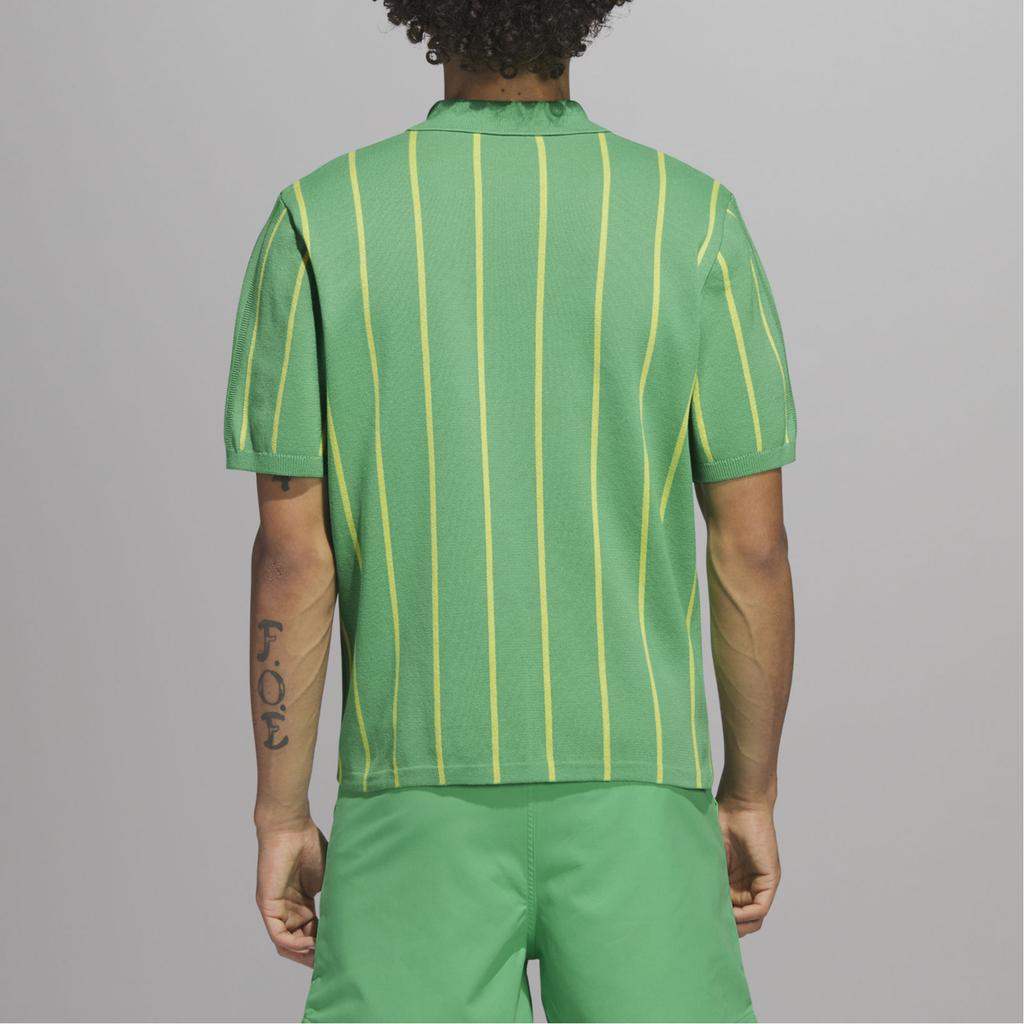 Adidas X Pharrell Williams Knit Jersey Semi Screaming Green Unisex Tops HU1106
