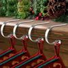 Metal Stocking Holders for Fireplace For Mantle Adjustable Fit Holds Heavy Stockings Scratch Installation No Tools Needed