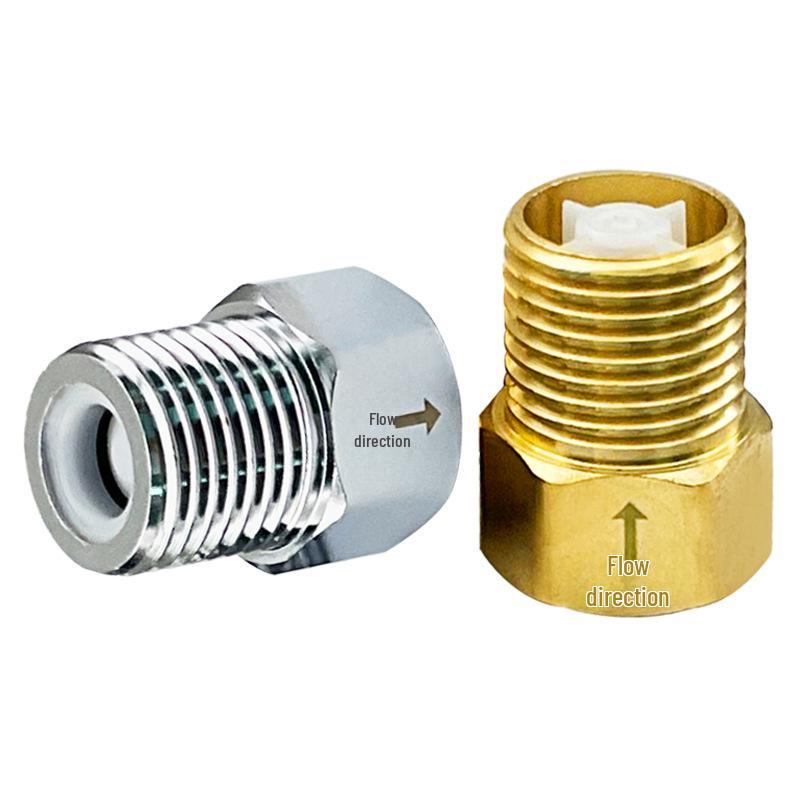 Copper 4-Point One-Way Water Check Valve for Heaters and Toilets