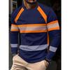 Men's 3D Printed Casual Spring and Autumn Casual Sports Round Neck Long-sleeved T-shirt