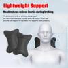 2pcs Car Seat Headrest Universal PU Leather Auto Interior Head Rest Pillows Shoulder Protector Travel Neck Support Soft Pillow