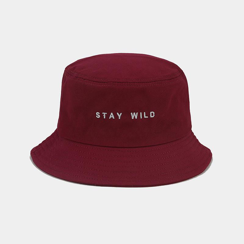 Cotton Embroidered Fisherman Hat With Sun Protection For Casual Summer Wear