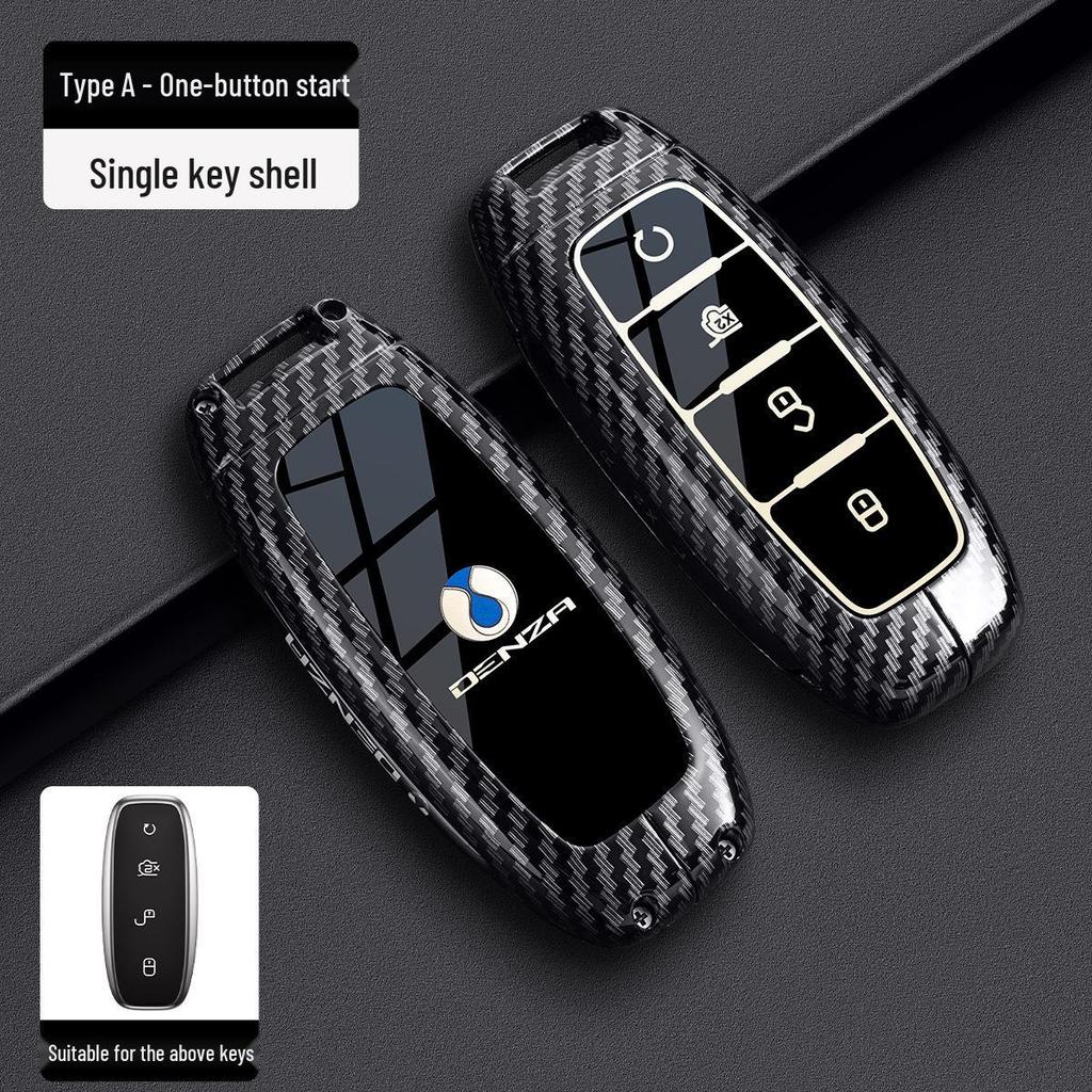 Denza Z9 Key Case 2025 - Carbon Fiber Metal for New Model Z9GT D9/D9 DMI/EV