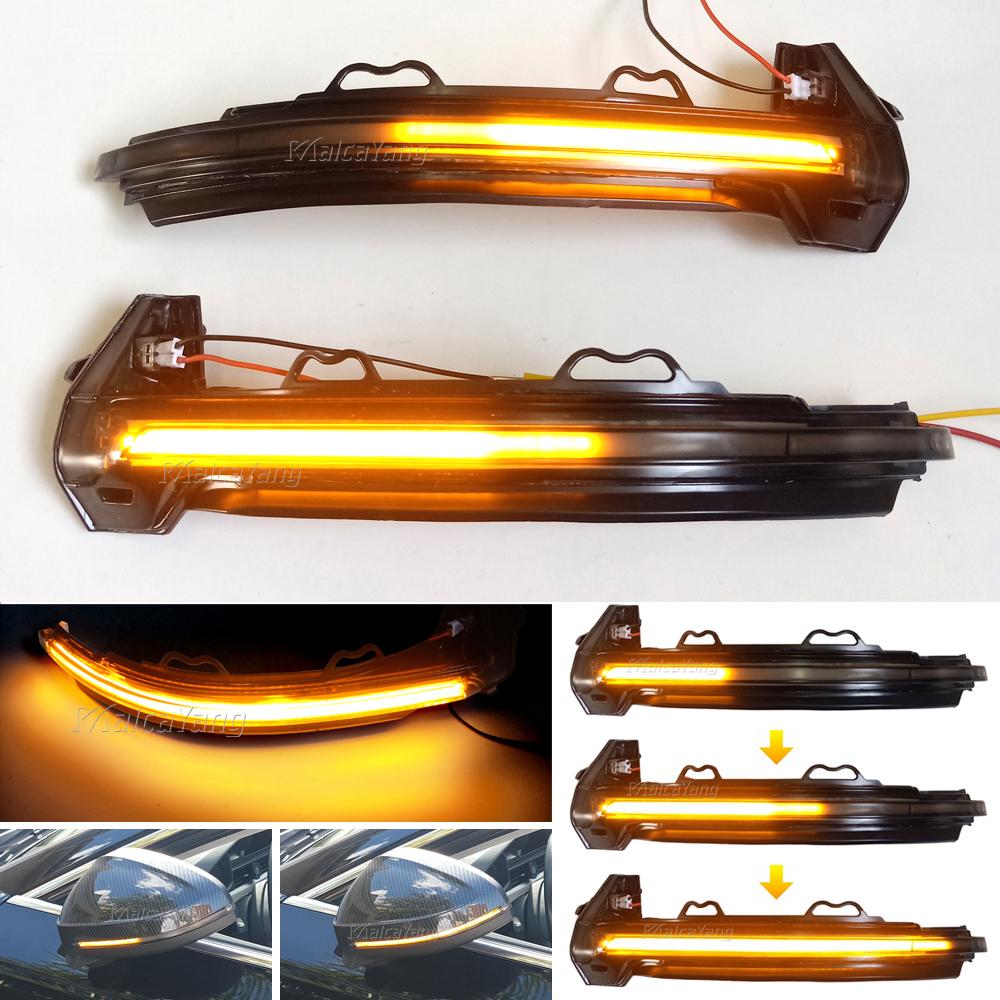 

Динамический светодиодный указатель поворота, боковой повторитель на зеркале заднего вида, последовательный мигающий указатель для A4 S4 B9 A5 S5 RS4 RS5 2018-2019