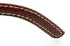 GLADELI Dark Brown Brown Sunglasses with Leather by Sabae Planning G91-89A Extract/Half Women's (Oval Temples)