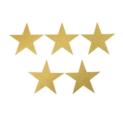 50PCS Glitter Star Paper Cutouts Double Sided Decoration Cutouts Paper Wall Decor for Bulletin Board Classroom Wedding Party