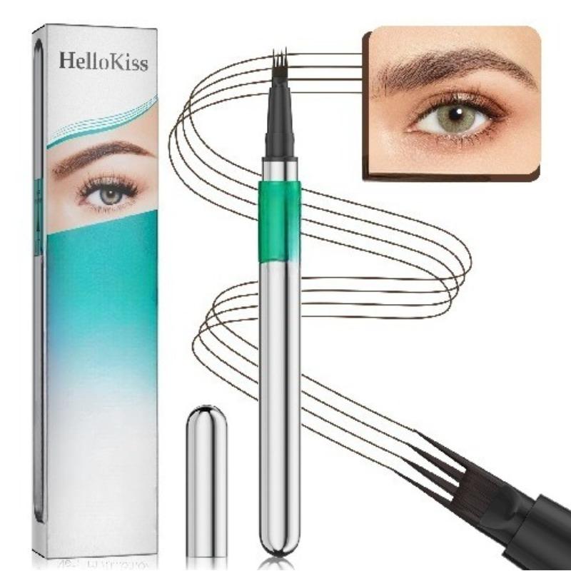 Four-pronged Liquid Eyebrow Pencil Four-tip Forked Liquid Eyebrow Pencil Four-prong Waterproof Sweat-proof and Less Likely To Smudge Eyebrow Pencil