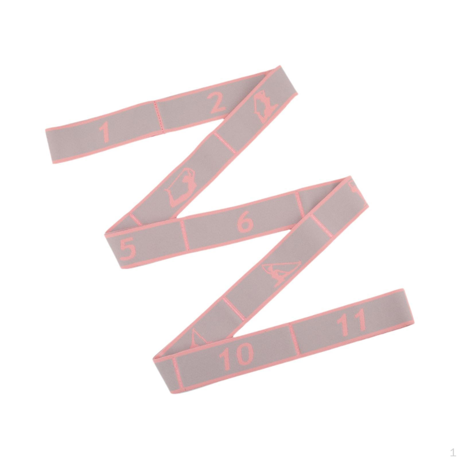 

Looped Yoga Strap for Flexibility Enhancement in Dance And Gymnastics розовый