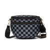 Enkele Schoudertas voor Dames, Casual, Modieus, Veelzijdig, Grote Capaciteit Schelpvormige Tas, Waterdichte Tas, Geruite Crossbody Tas