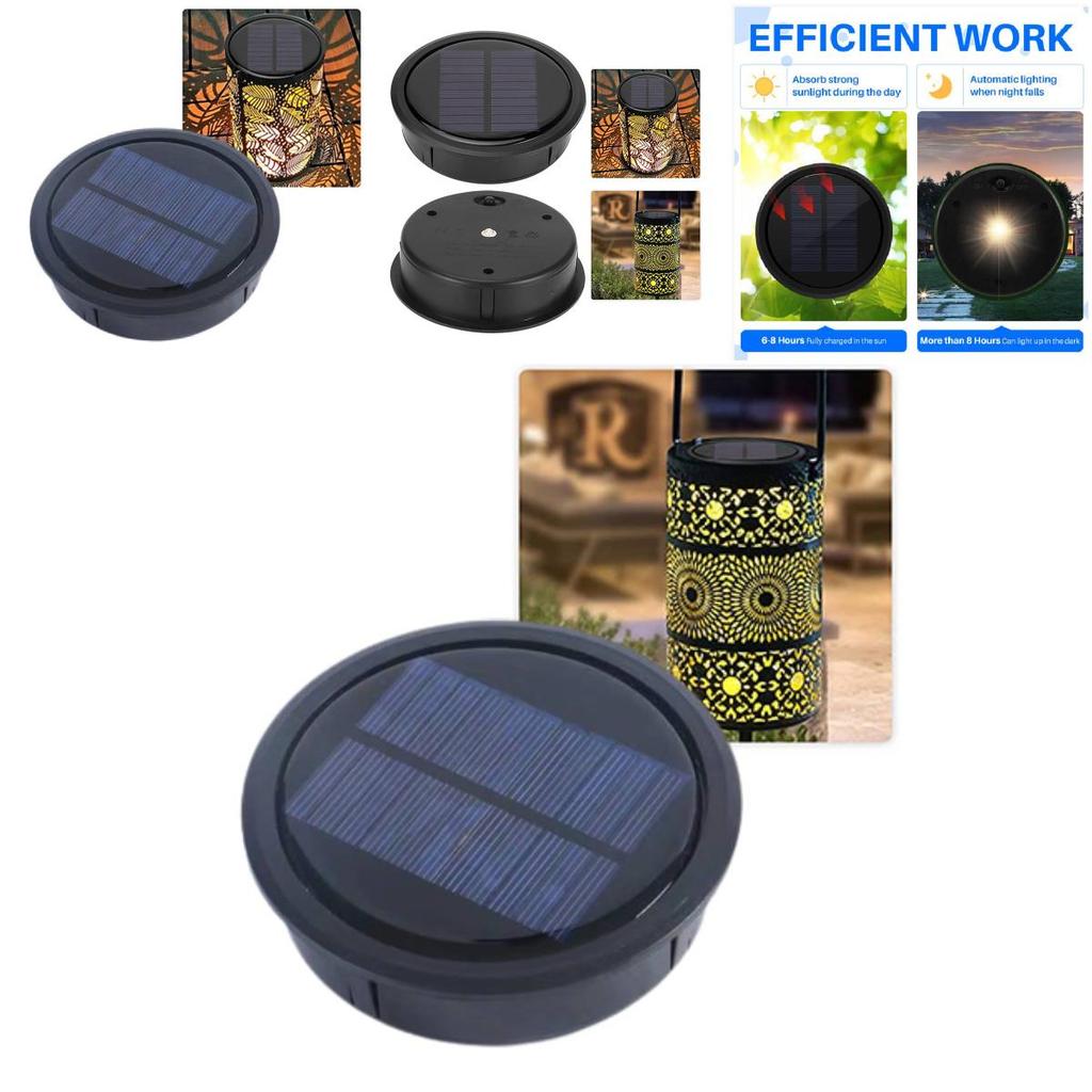 Licht Solar Ersatzoberteil Lithiumbatterie Außenhofzubehör Beleuchtung