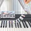 YPTSYSYS Piano Sticker for Beginners, Removable stickers with notes on the piano keyboard for learning, Full-size, 88 keys, made of silicone