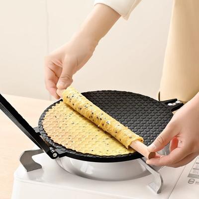 Aluminium Zink Zinklegierung Eierrollenmacher Antihaft Eistütenpfanne Eierrollen Backblech Waffel