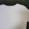 Hotsweet Elegance Casual Fashion Flaneled Sleeve Short O-Neck Slim T-shirt and Halenky Top Letní Podzimní Oblečení Pro Ženy Základní