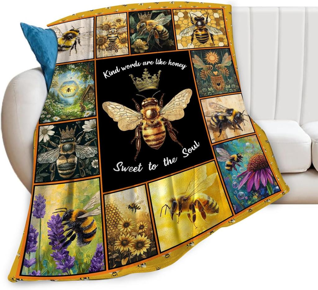 Colorful Guitar Music Note Throw Blanket Ultra Soft Fuzzy Plush Bedding X Inches Perfect Gifts for Music Lovers Women Girls Kids