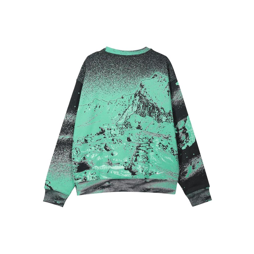 Nike Sweatshirts Unisex Green Crew Neck Moderate Regular DQ5792-369