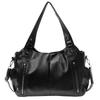 Vintage Shoulder Bag Metal-Studded Oil Wax Leather Bag Motorcycle Bag Cool For Trendy Events Fashion Street Daily Commute