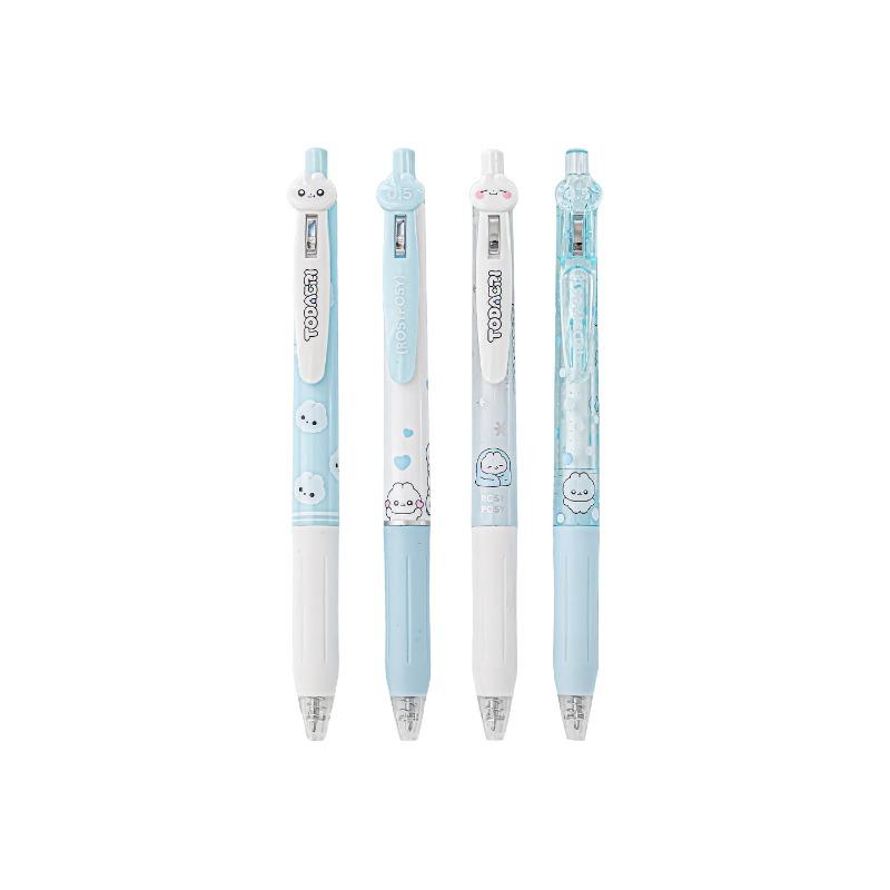 Set morbido RosyPosy, penna coniglio congiunta agente coniglio, carina pressa asciugatura rapida 0.5 penna nera set penne neutre