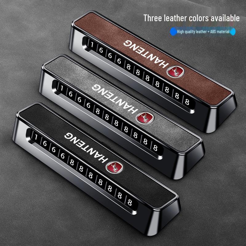 Hanteng X7 Car Phone Number Plate Holder for 18 Models Hanteng X5X/7S: High-End Temporary Stop Card