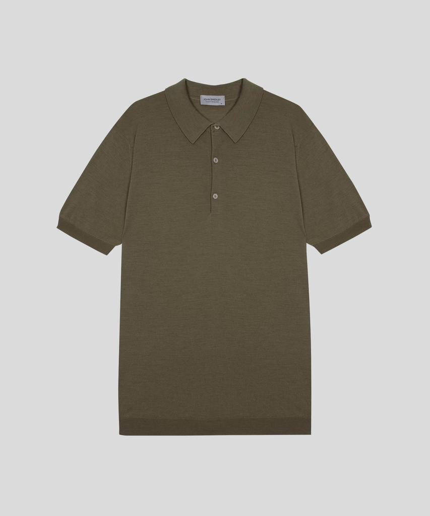 JOHN SMEDLEY Macloud Extra Fine Merino Wool Standard Fit Short Sleeve Polo Shirt Seasonal 4 Colors
