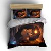 Cave Adventure Bear Set Soft Comfortable Duvet Cover Bedding Set Included 1*Duvet Cover & 2*Pillowcases, Gift