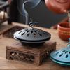 Zinc Zinc Zinc Alloy Hollow Fragrance Censer Retro Incense Burner Creative Ornament Aroma Burner  Home Decor