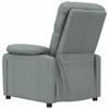 Vidaxl Armchair With Massage, Dark Gray, Fabric