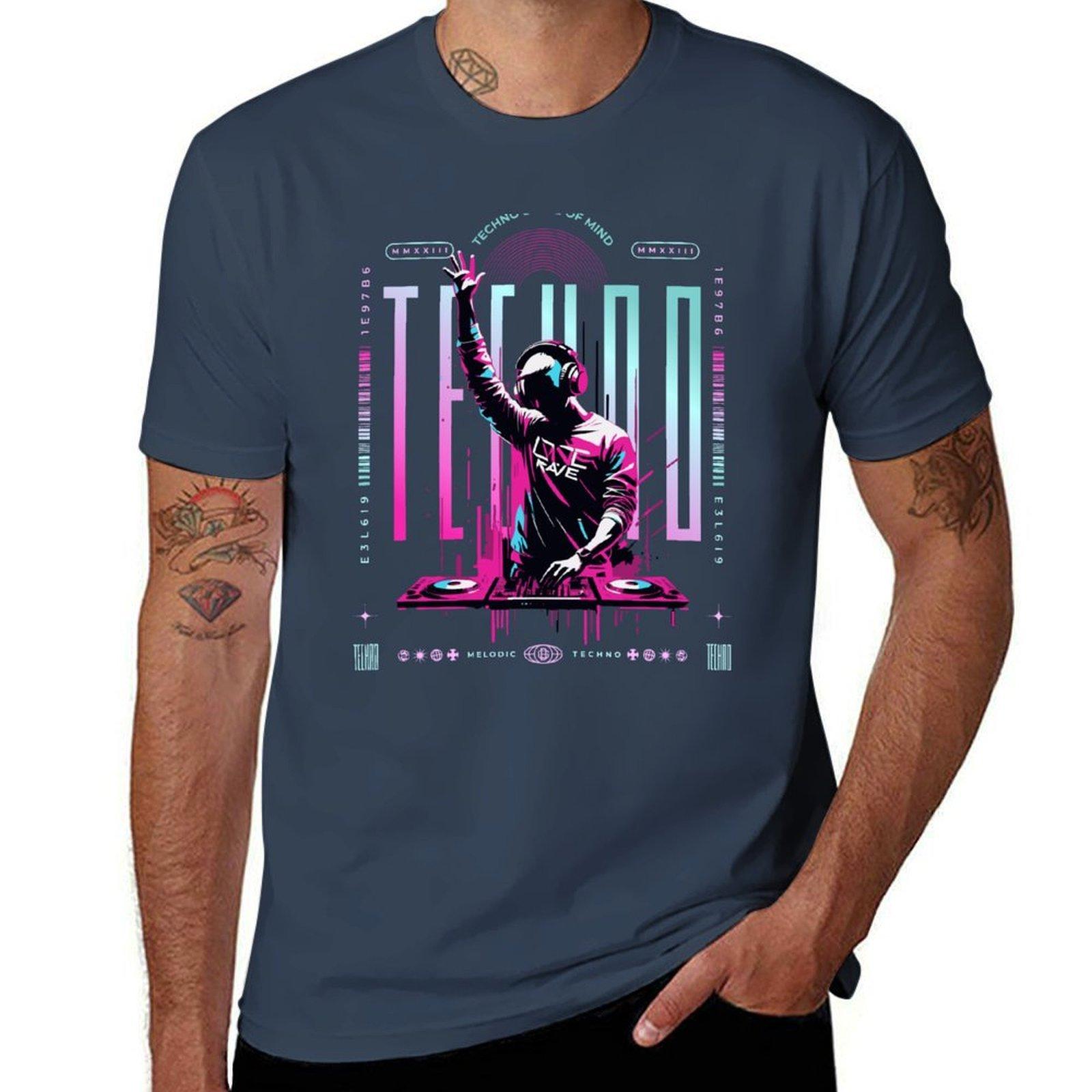 Techno State Of Mind Melodic Techno Dj Tshirt Quick Dry Fishing Tshirt S