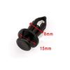 100 Pcs Black Plastic 8Mm Car Rivets Panel Clip Screw Fastener