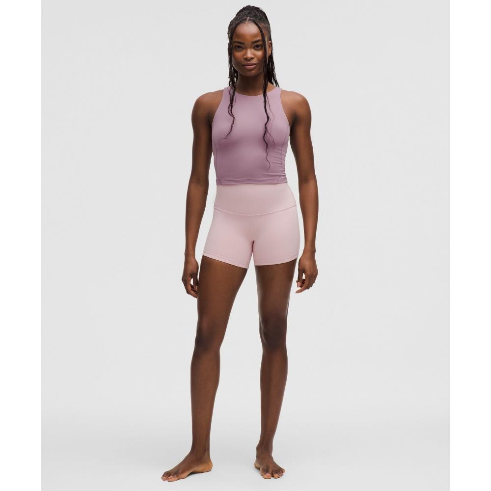 Lululemon Align  High Neck Tank Top  Light Support Lavender Lux