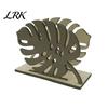 Nordic Style Tissue Holder Wood Napkin Holder, Leaf Shape Solid Dispenser, Decorative Organizer for Table Paper Towel Dining Room And Coffee