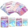 50pcs Holographic Bags Mylar Bags Resealable Bag Foil Pouch Party Favor Bag Coffee Storage for Jewelry Small Business Packaging