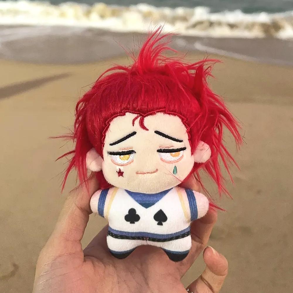 Anime HUNTER Hisoka Irumi Zorudikku Cosplay Keychain Cute Plush Cotton Doll Backpack Pendant Keyring Accessories