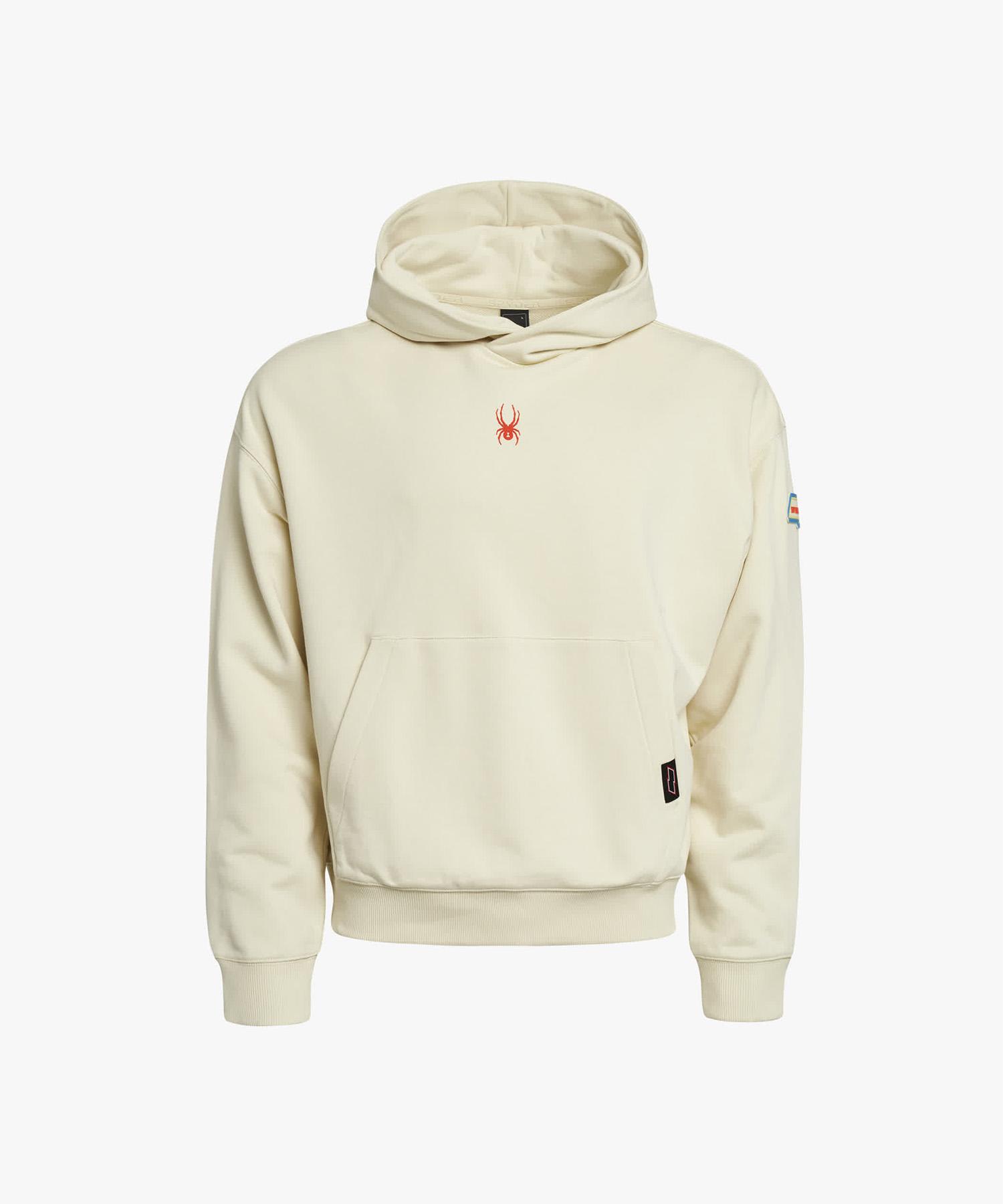 Spyder Spyder X Swuws Unisex Lifestyle Logo Wappen Hoodie Beige Beige/095