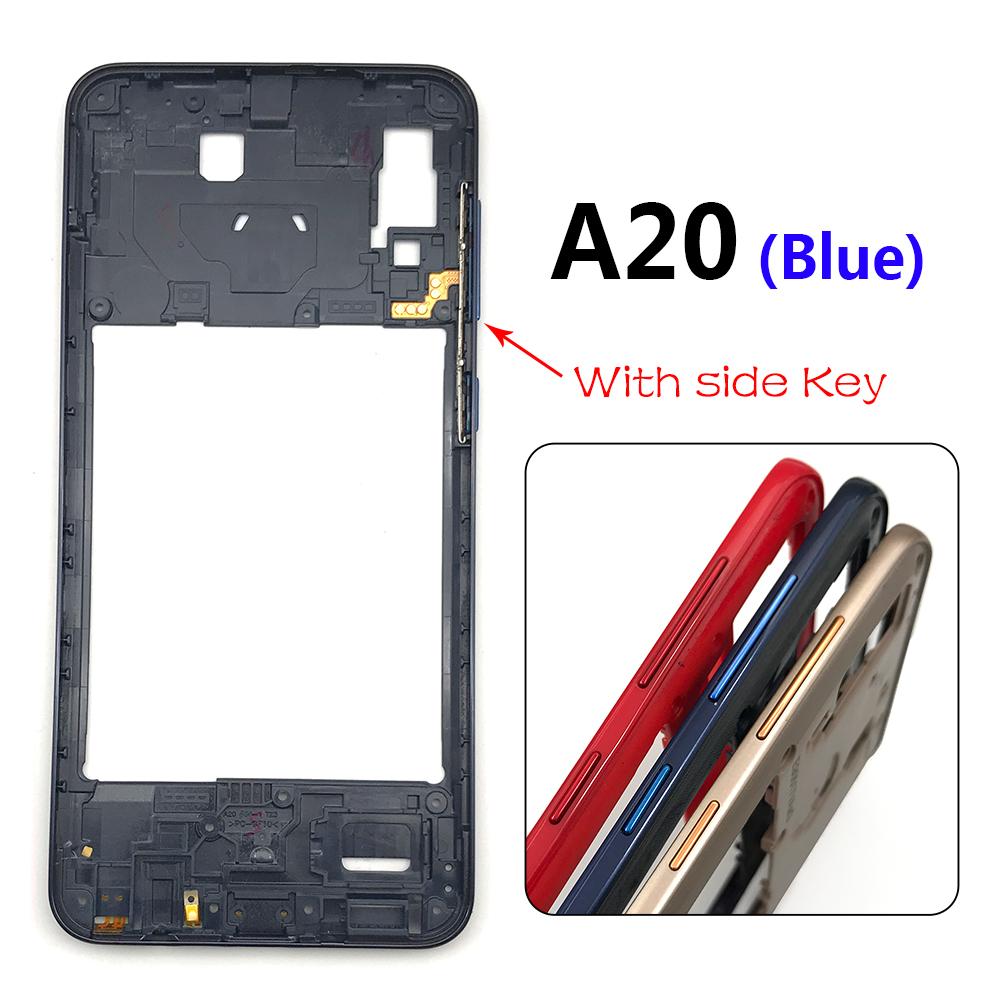 For Samsung A51 A71 A20 A50 Housing Middle Frame Bezel Middle Plate Cover With Side Key