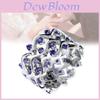 Elegant Geometric Purple Amethyst Zirconia Ring For Women Full Stripes