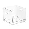 Boîte de rangement de bureau en acrylique transparent et empilable pour maquillage