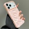 Fashion 3D Wrinkled Texture Phone Case For 17 16 15 14 13 12 11 Pro Max 16 Plus Air Silicone Shockproof Candy Back Cover