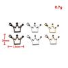 Crown Charms Multi Color Alloy Pendants For Royal Princess Jewelry Accessories