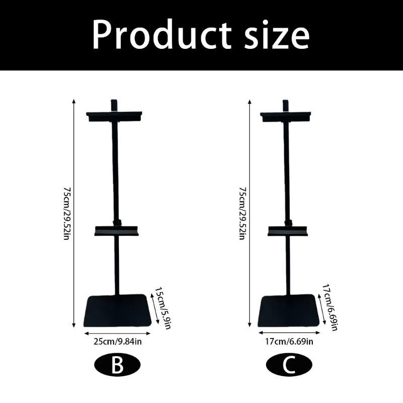 652F Starker Kohlenstoffstahl Displayständer Für Bilderrahmen Staffelei mit Metall-Sicherheitsbasis Geeignet für Zuhause Büro Oder Galerie