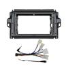 2 Din Autoradio Blende TOYOTA Fortuner 2015-2020 Auto Stereo Audio Player DVD Panel Armaturenbrett Einbausatz Rahmen Mittelkonsole Halter