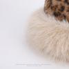 Autumn Winter Women Plush Leopard Hat Thick Cold-Proof Warm Ear Protection Fisherman Hat