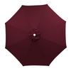 Outdoor Patio Umbrella Replacement Canopy, 8 Ribs Umbrella Canopy Cover Replacement Fabric, Parasol Cover Replacement UV