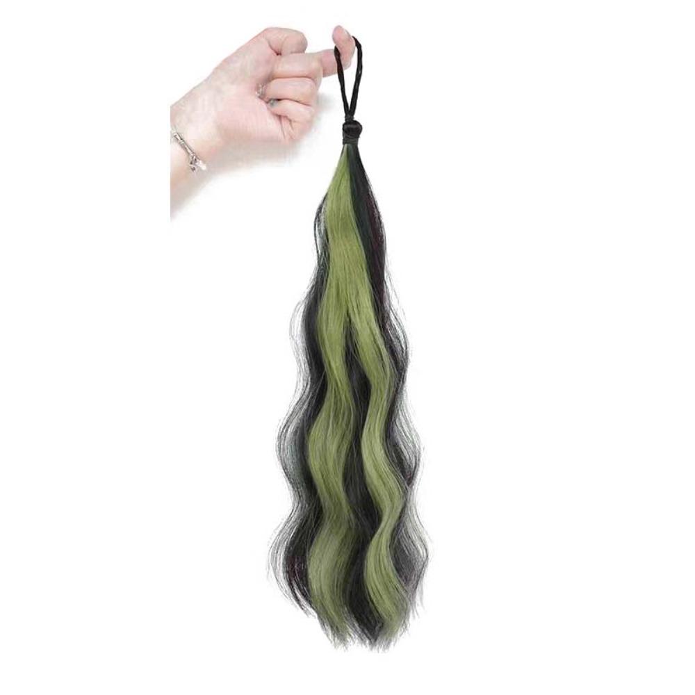 All-in-one Self-winding Hair Bundle Synthetic Flower Bud Hair Bun Hair Bag  For Girls