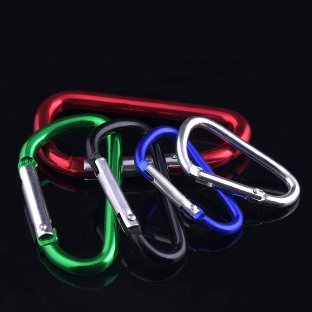 20Pcs Carabiner for Keys Chain Mini Gourd-Shaped Aluminum Alloy Keychain Clip Hook Lock Travel Hiking Camping